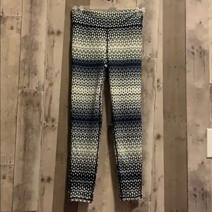 GapFit Navy & White Star Print Workout Pants